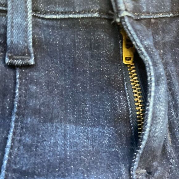 Flying Monkey Women’s Size 24 Dark Blue Wash Pleated Middle Straight Leg - Picture 8 of 12